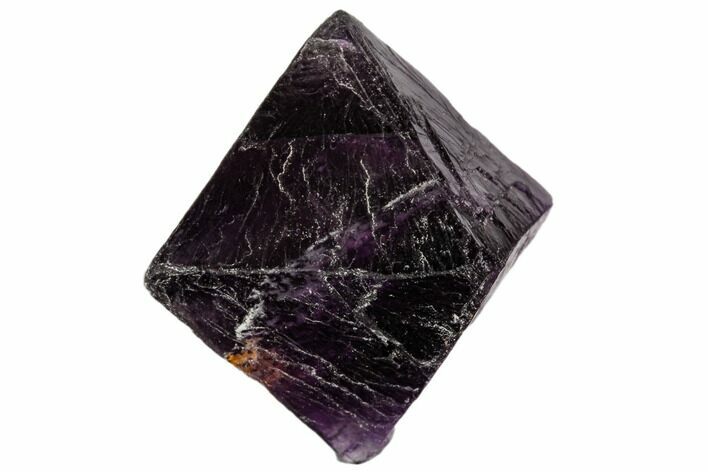 Fluorite Octahedron - Purple Banded #104736